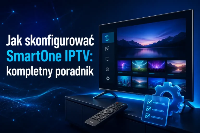Poradnik pokazujący, jak skonfigurować SmartOne IPTV na Smart TV z autoryzowaną playlistą