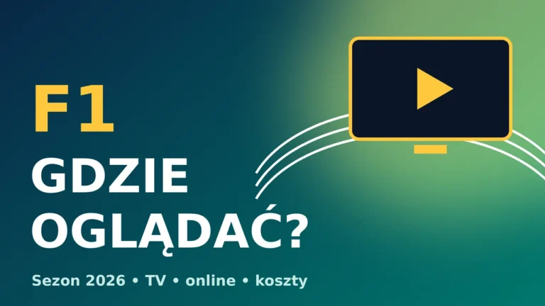 F1 gdzie oglądać – okładka poradnika